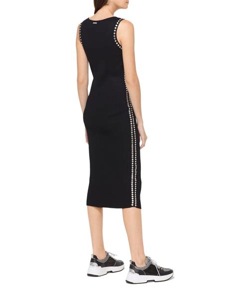 michael michael kors lisette knit dress|Embellished Knit Halter Dress .